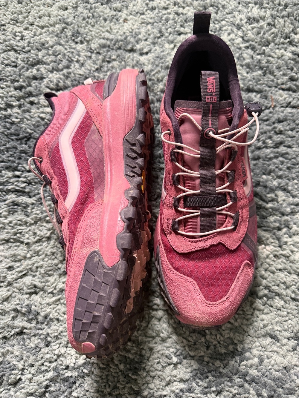 Vans CROSSPATH XC Rose and Burgundy Trail Sneakers - Picture 2 of 6